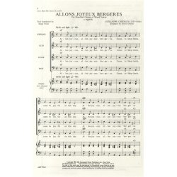 Guillaume Costeley: Allons Joyeux Bergeres (Arr. Steven Porter)