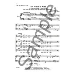 The Water Is Wide SATB