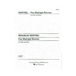 Bohuslav Martinu: Five Madrigal Stanzas