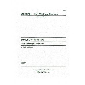 Bohuslav Martinu: Five Madrigal Stanzas