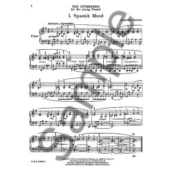 Alexandre Tansman: Ten Diversions For Young Pianists