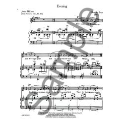 Charles Ives: Seven Songs for Voice and Piano