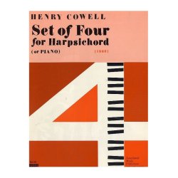 Henry Cowell: Set Of 4 For Harpsichord