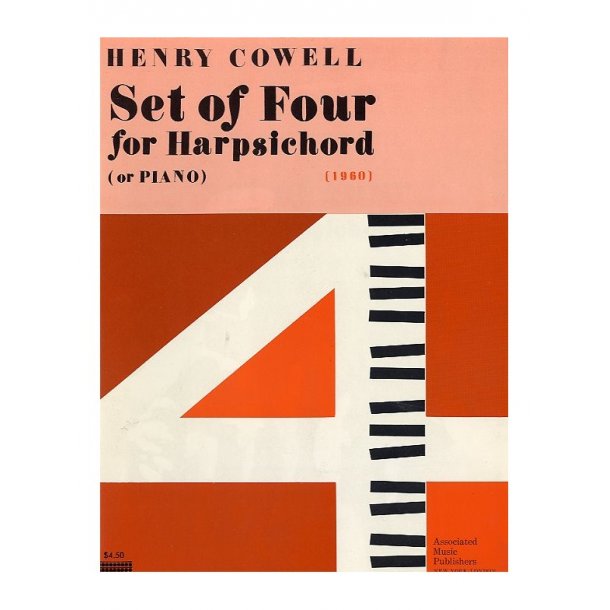 Henry Cowell: Set Of 4 For Harpsichord