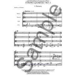Elliott Carter: String Quartet No.1 (Score)