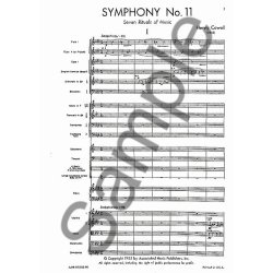 Henry Cowell: Symphony No.11 (Seven Rituals Of Music)- Score