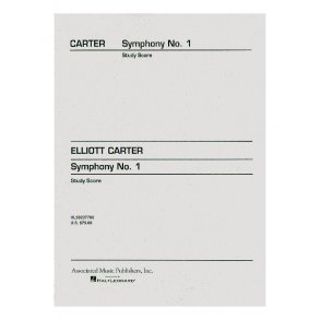 Elliott Carter: Symphony No.1 (Study Score)