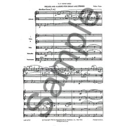 Walter Piston: Prelude And Allegro For Organ And Strings (Study Score)
