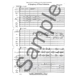 Elliott Carter: Symphony Of Three Orchestras (Score)