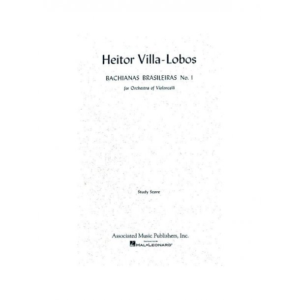Heitor Villa-Lobos: Bachianas Brasileiras No.1 (Study Score)