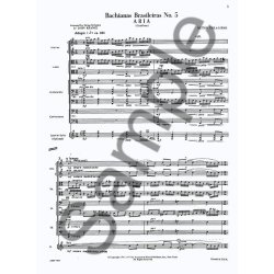 Heitor Villa-Lobos: Aria (Bachianas Brasileiras No. 5) (Parts)