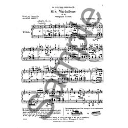 Ludwig Van Beethoven: Variations For Piano Book 1