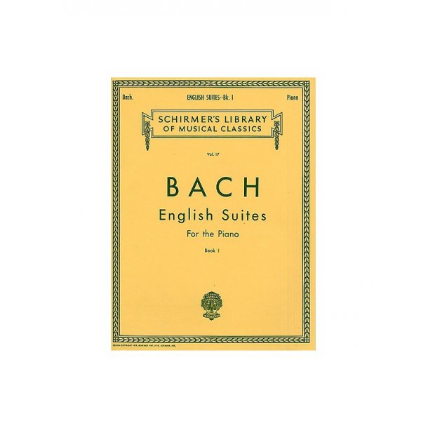 J.S. Bach: English Suites Book 1