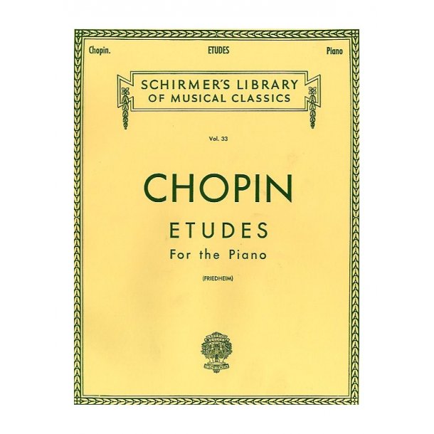 Frederic Chopin: Etudes (Friedheim)