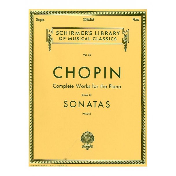 Frederic Chopin: Complete Works For The Piano - Book XI Sonatas