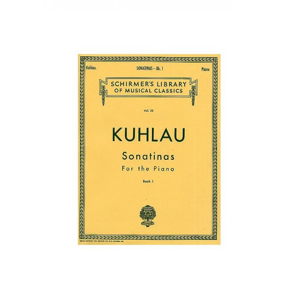 Friedrich Kuhlau: Sonatinas Book 1