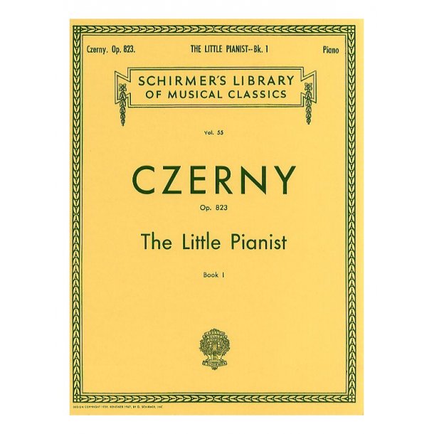 Carl Czerny: The Little Pianist Op.823 Book 1