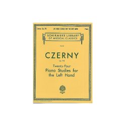 Carl Czerny: Twenty-Four Studies For The Left Hand Op.718