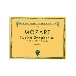 Wolfgang Amadeus Mozart: Twelve Symphonies For Piano Duet Book I