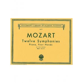 Wolfgang Amadeus Mozart: Twelve Symphonies For Piano Duet Book I