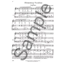 Ferdinand Sieber: Thirty-Six Eight-Measure Vocalises For Soprano Op.92