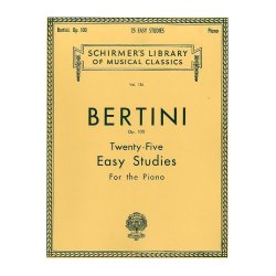 Henri Bertini: Twenty-Five Easy Studies For Piano Op. 100