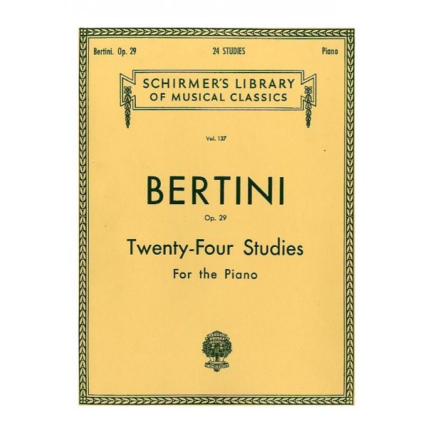 Henri Bertini: Twenty-Four Studies For Piano Op. 29
