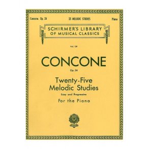 Giuseppe Concone: Twenty-Five Melodic Studies For Piano Op.24