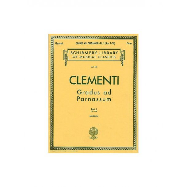 Muzio Clementi: Gradus ad Parnassum (Book 1)