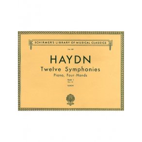 Joseph Haydn: Twelve Symphonies Book 1 (Piano Duet)