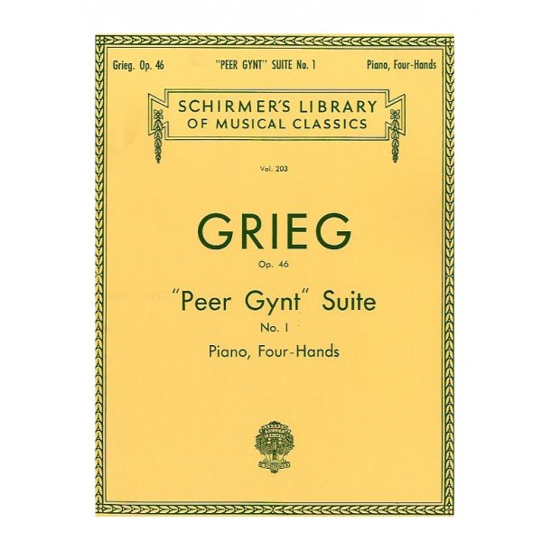 Edvard Grieg: Peer Gynt Suite No. 1 Op. 46 (Piano Duet)