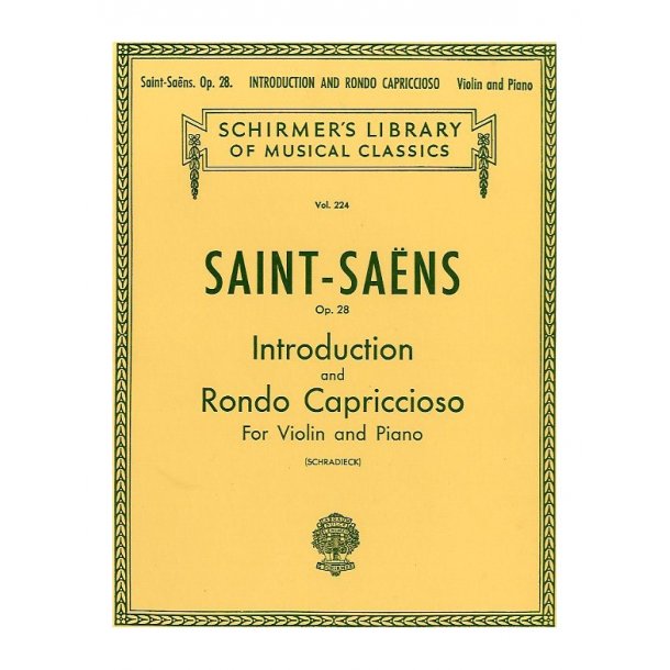 Camille Saint-Saens: Introduction And Rondo Capriccioso Op.28