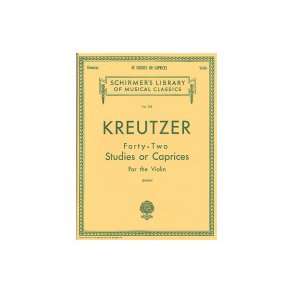 Rodolphe Kreutzer: Forty-Two Studies Or Caprices (Violin)