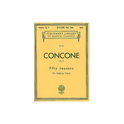 Giuseppe Concone: Fifty Lessons Op.9 For Medium Voice