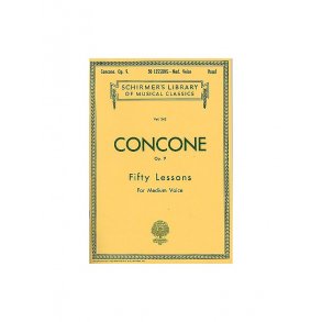 Giuseppe Concone: Fifty Lessons Op.9 For Medium Voice