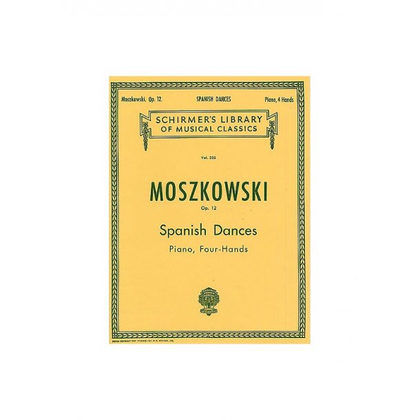 Moritz Moszkowski: Five Spanish Dances Op.12 (Piano Duet)