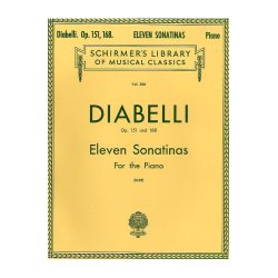 Anton Diabelli: Eleven Sonatinas For Piano 0p.151/168