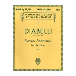 Anton Diabelli: Eleven Sonatinas For Piano 0p.151/168