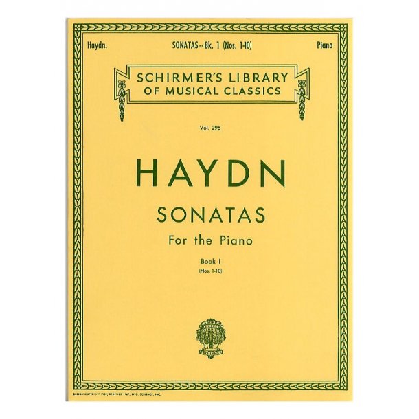 Franz Joseph Haydn: Twenty Piano Sonatas Book 1 (Nos. 1-10)