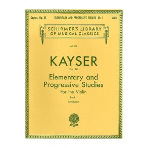 H. E. Kayser: Thirty-Six Elementary And Progressive Studies For Violin Op. 20 Book One