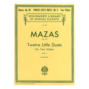 Jacques F. Mazas: Twelve Little Duets Op.38 Book 2