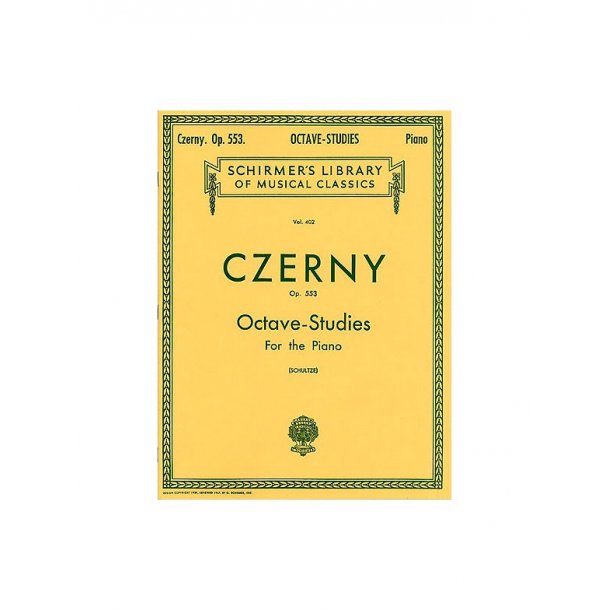 Carl Czerny: Six Octave Studies Op.553