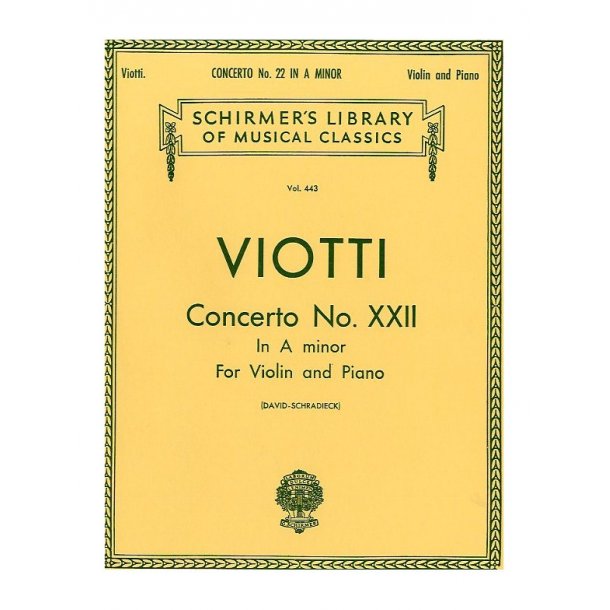 Giovanni Battista Viotti: Concerto No.22 In A Minor