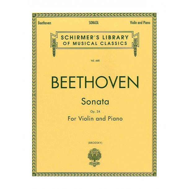 Beethoven: Sonata For Violin And Piano No.5 In F Major 'Spring' Op.24