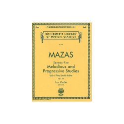 Jacques F. Mazas: 75 Melodious And Progressive Studies Op.36 Book 1