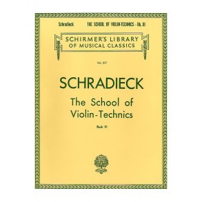 Henry Schradieck: School Of Violin Technics- Book 3 (Bowing)