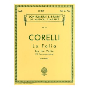 Arcangelo Corelli: Variations On La Folia (Violin/Piano)