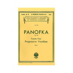 Heinrich Panofka: Twenty-Four Progressive Vocalises Op.85 (Book 1/2)