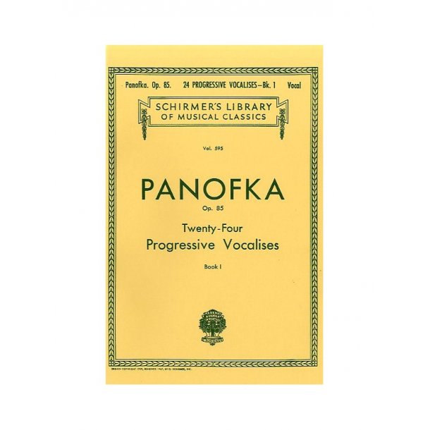 Heinrich Panofka: Twenty-Four Progressive Vocalises Op.85 (Book 1/2)