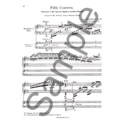 Ludwig Van Beethoven: Concerto No.5 In E-Flat 'Emperor' Op.73 (2 Piano Score)